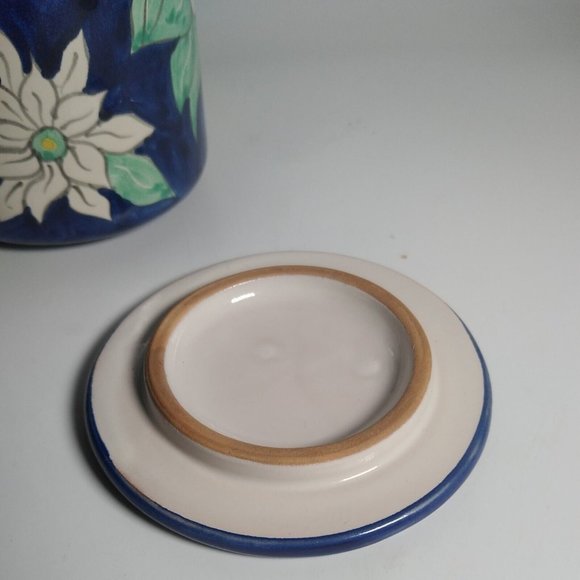 Studio Signed Ceramic Tea Cup with Lid and infuser Coffee Mug 12 oz. Gift Idea - Picture 5 of 8